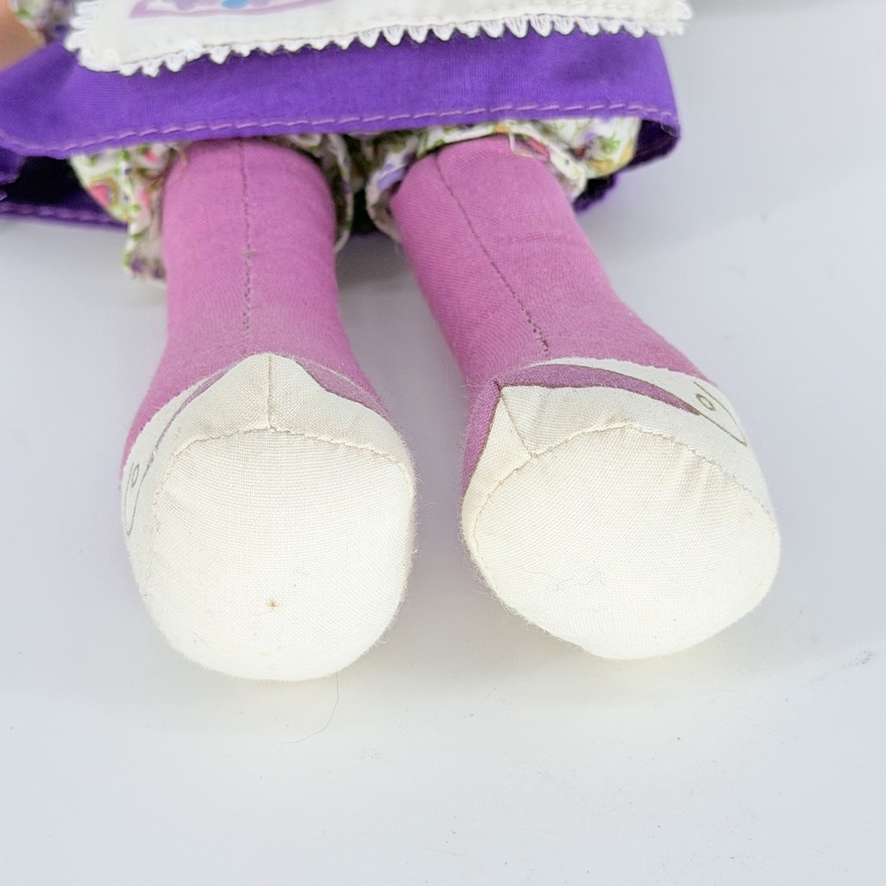 Amtoy Peanut Butter & Jelly Plush Dolls Set 1980 Vintage Rag Dolls 10in - Picture 10 of 16